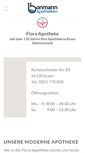 Mobile Screenshot of flora-apotheke-essen.de